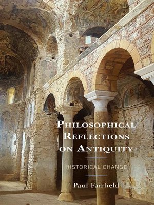 cover image of Philosophical Reflections on Antiquity